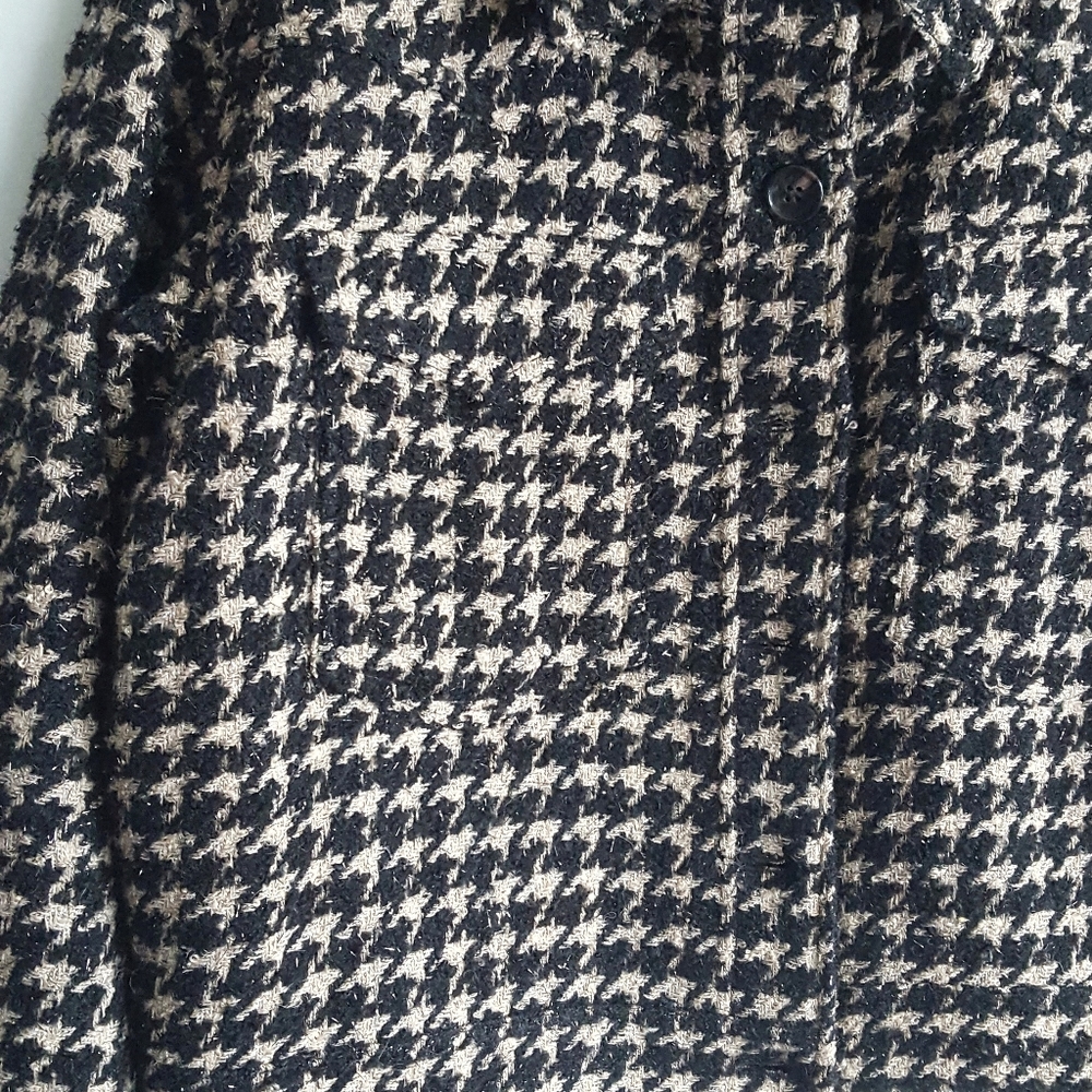 ▪︎Anthro▪︎Lea Houndstooth Shimmer Coat - Picture 4 of 10